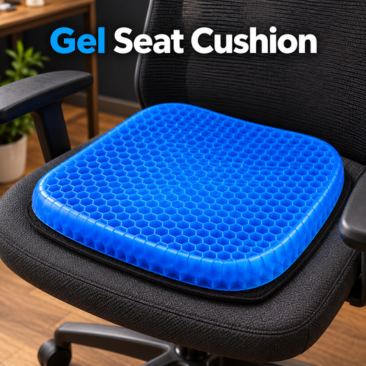 Gel Seat Cushion – Honeycomb Pressure Relief Pad