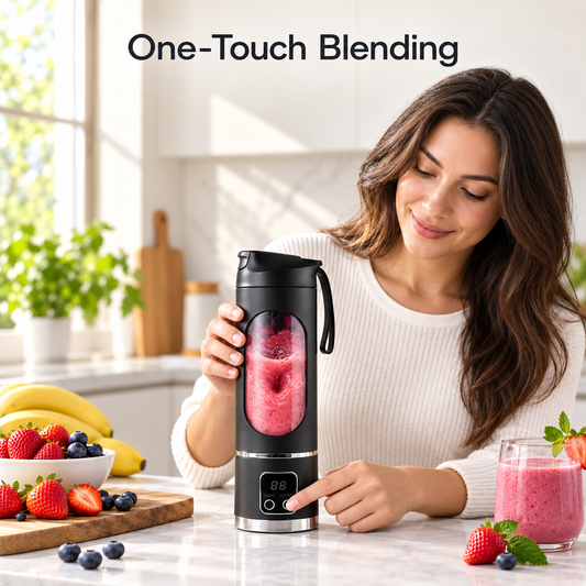 Mini Portable Blender – 450ml USB Rechargeable