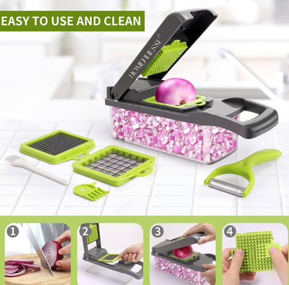 16-in-1 Vegetable Chopper with Container