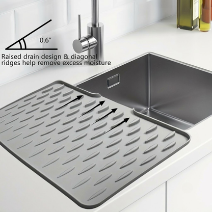 Silicone Dish Drying Mat – Non-Slip Counter Pad