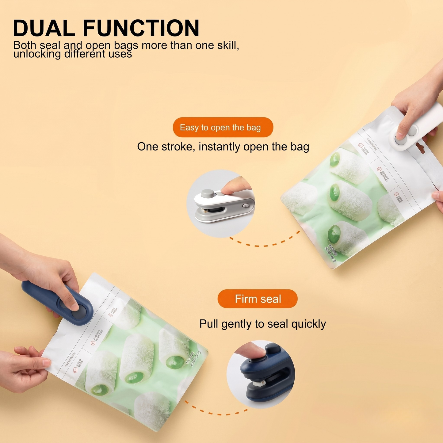 Mini Bag Sealer 2-in-1 – USB-C Rechargeable