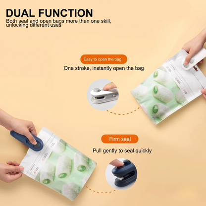 Mini Bag Sealer 2-in-1 – USB-C Rechargeable