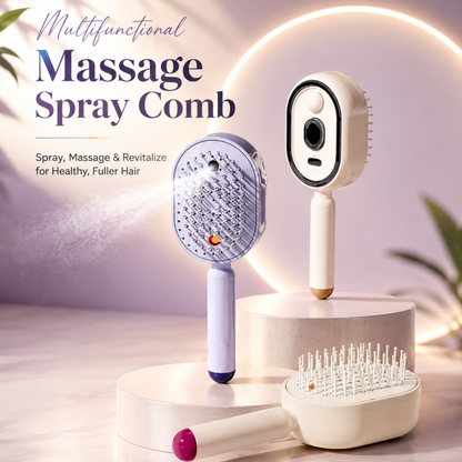 3-in-1 Electric Spray Air Cushion Massage Comb