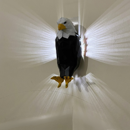 3D Eagle Wall Lamp – LED Light with Remote Control