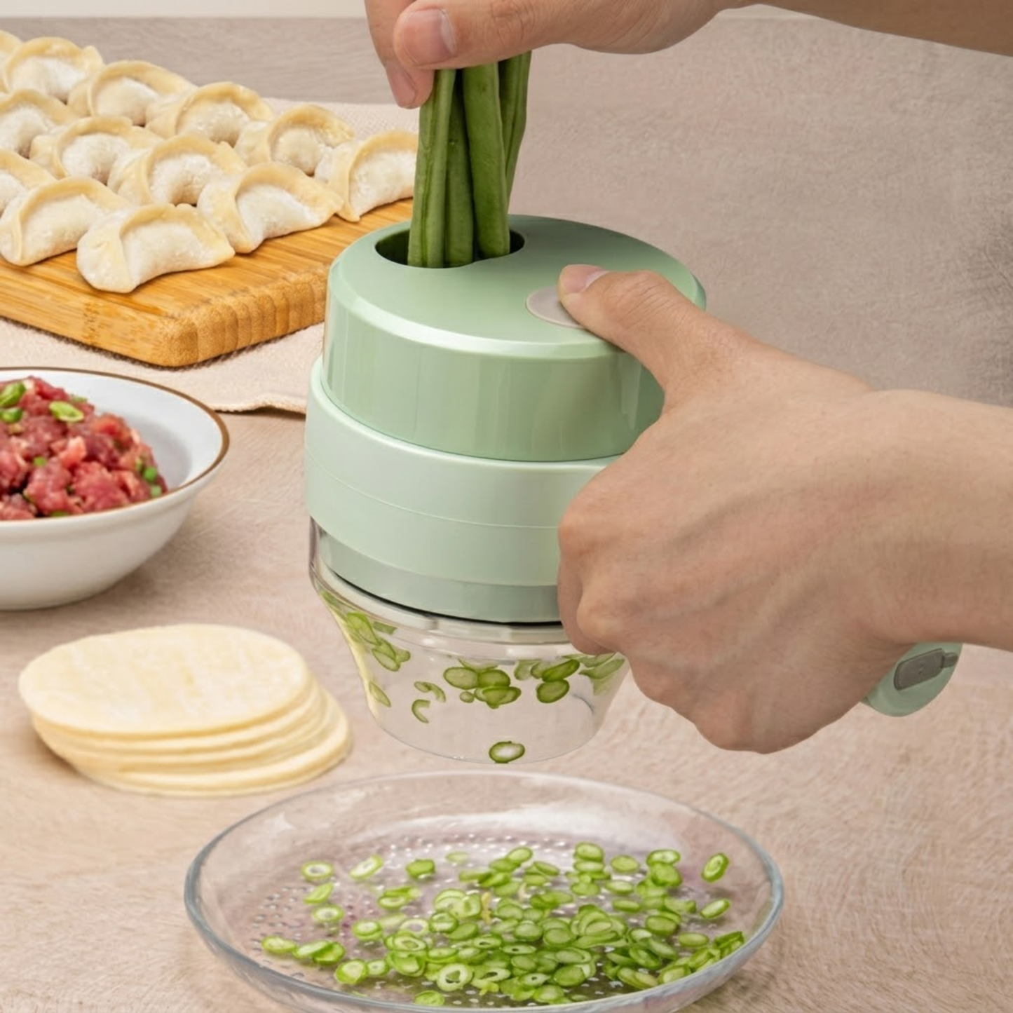 4-in-1 Rechargeable Multifunctional Chopper