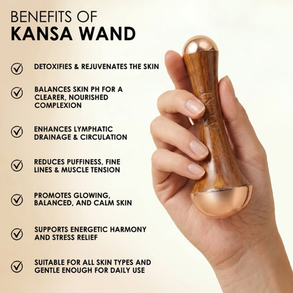Kansa Wand Massager – Ayurvedic Bronze Face Tool