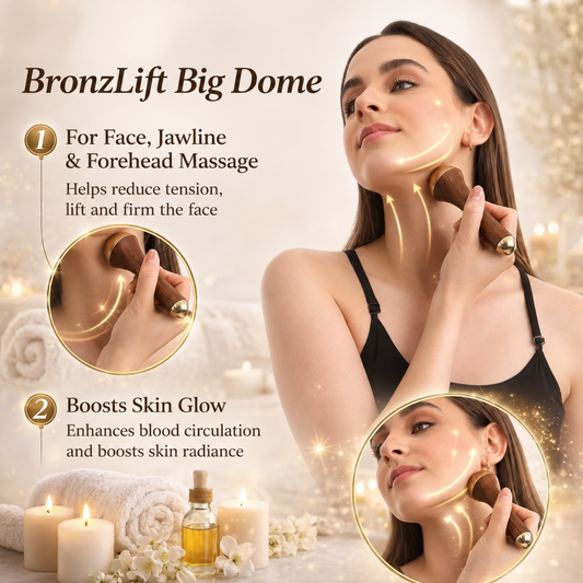 Kansa Wand Massager – Ayurvedic Bronze Face Tool