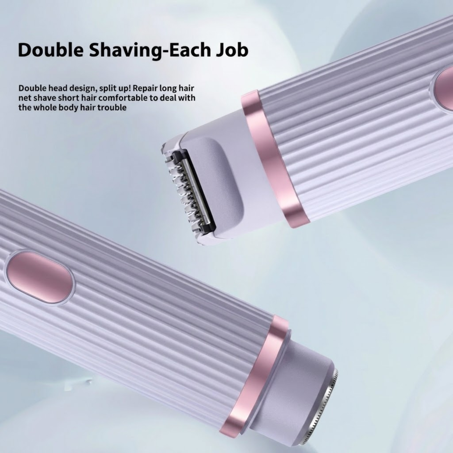 2-in-1 Women's Electric Shaver – Body & Face