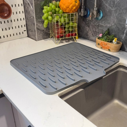 Silicone Dish Drying Mat – Non-Slip Counter Pad