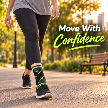 Adjustable Ankle Support Brace – Compression Wrap