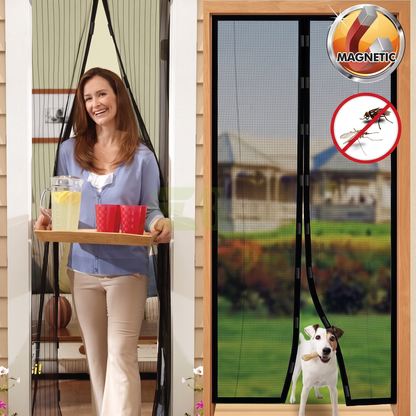 Magic Mesh Magnetic Door Screen – Auto-Close
