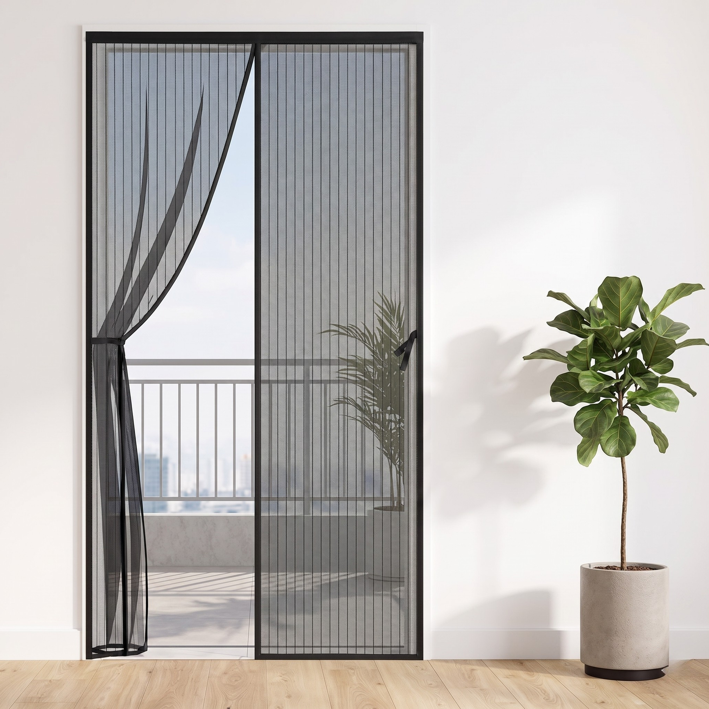 Magic Mesh Magnetic Door Screen – Auto-Close