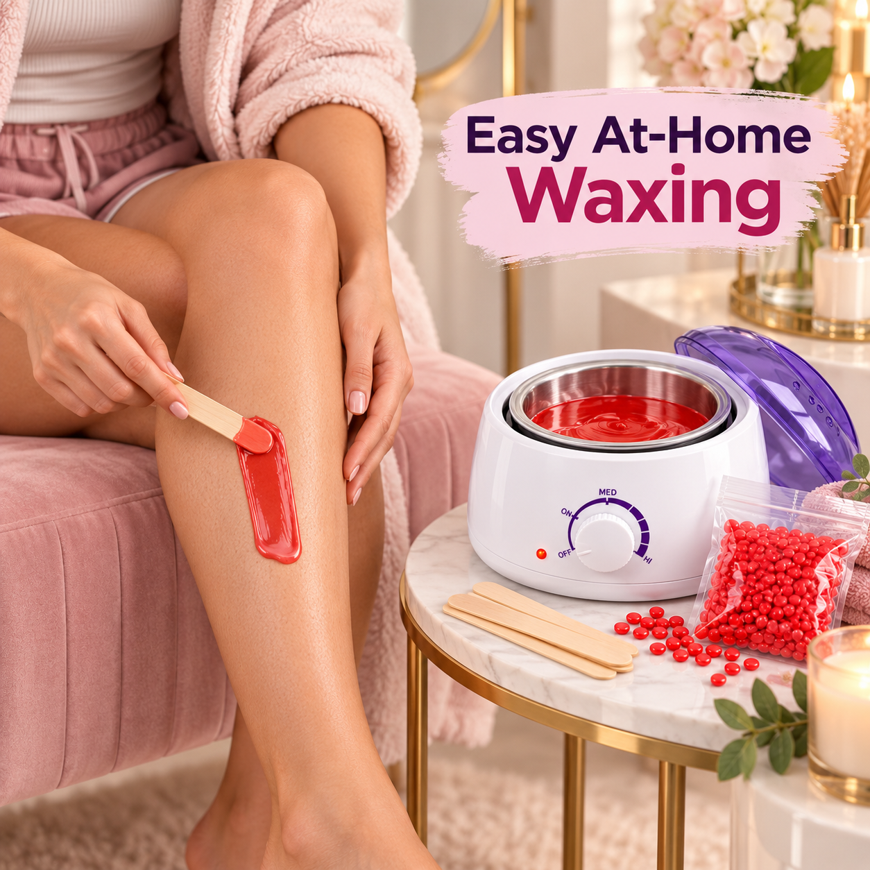 Pro Wax 100 Wax Heater – With Beans, Sticks & Spatula