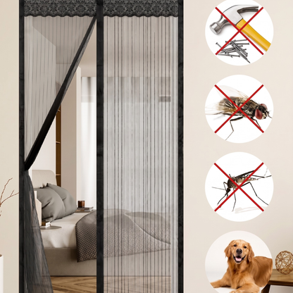 Magic Mesh Magnetic Door Screen – Auto-Close