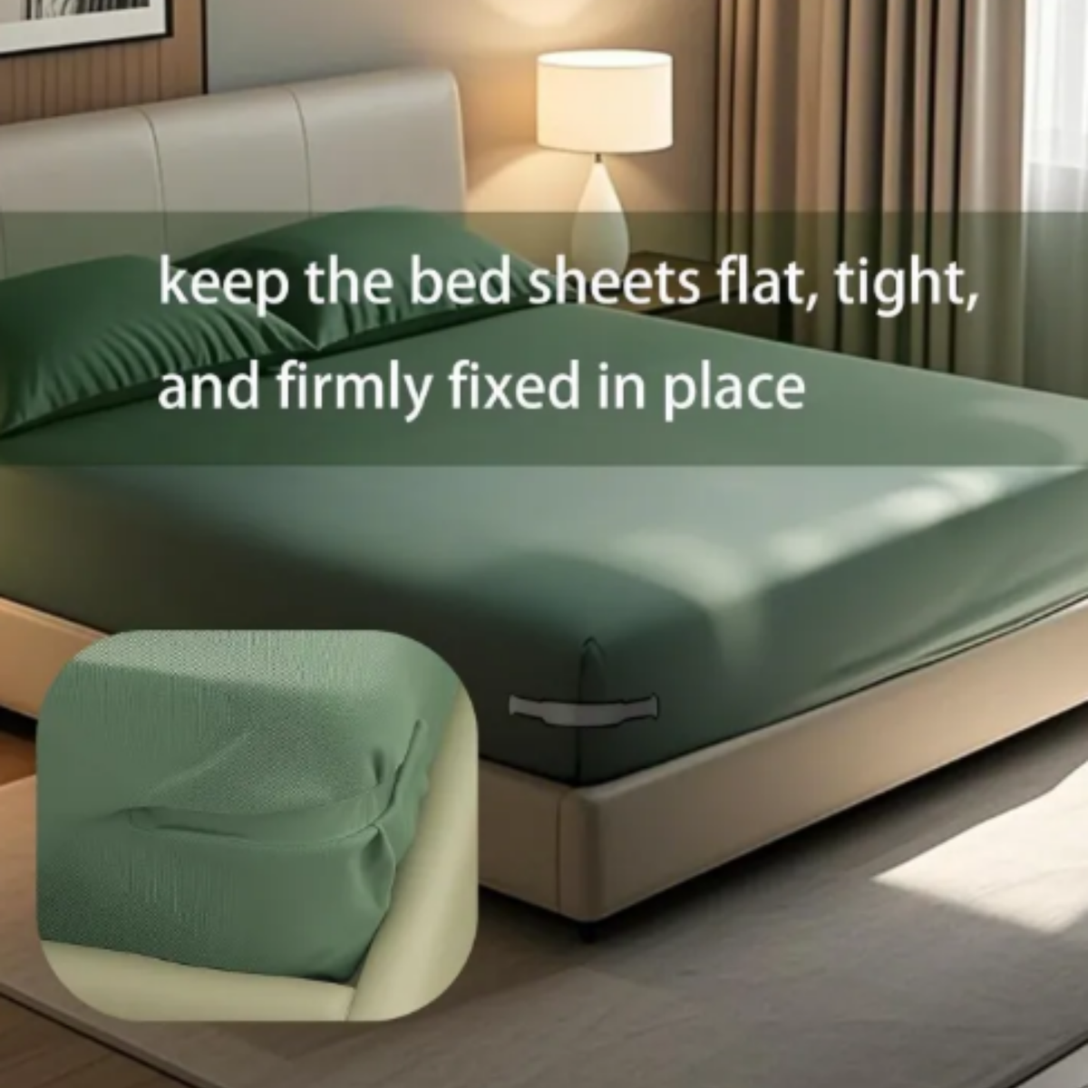 Bed Sheet Holder Straps – Corner Clips, Pack of 4