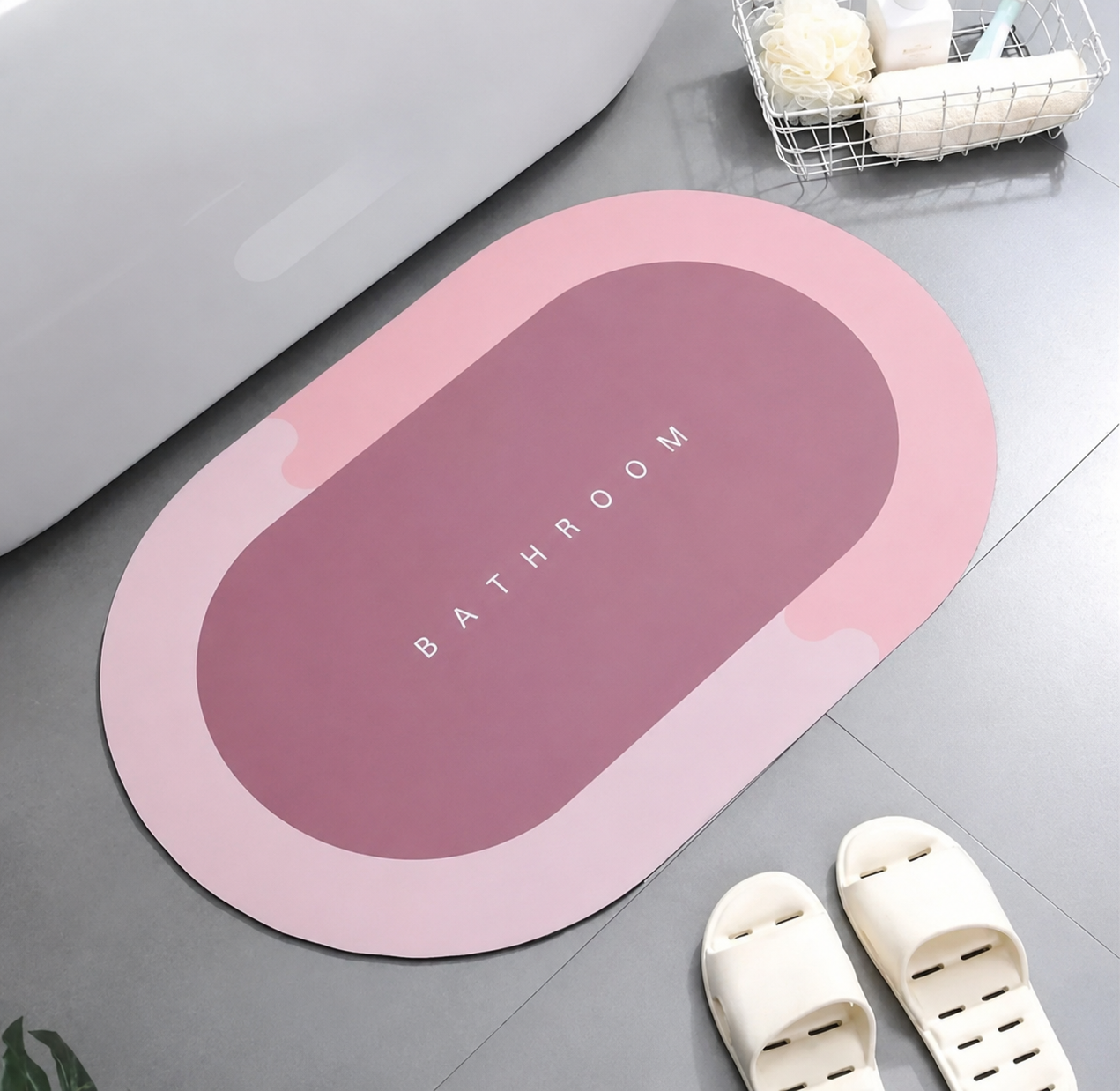 Non Slip Bathroom Mat – Extra Soft, Absorbent