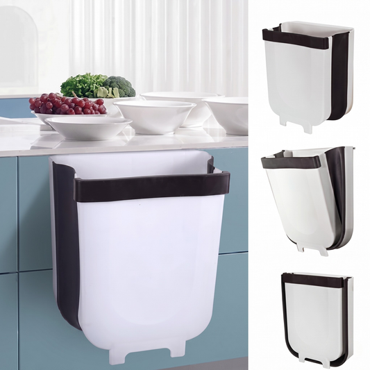Wall Mounted Foldable Trash Bin – No-Drill
