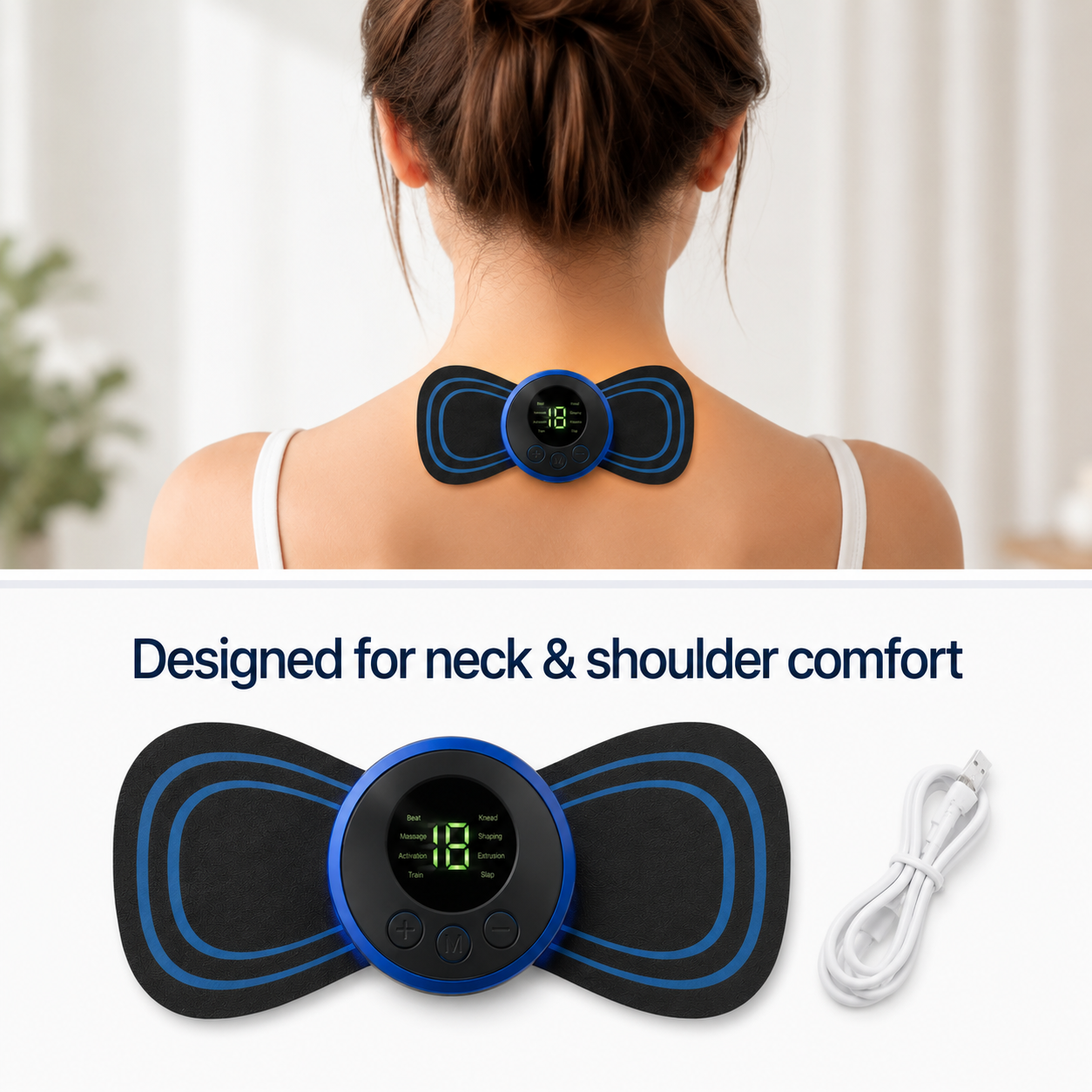 Portable EMS Mini Massager – Muscle Pain Relief
