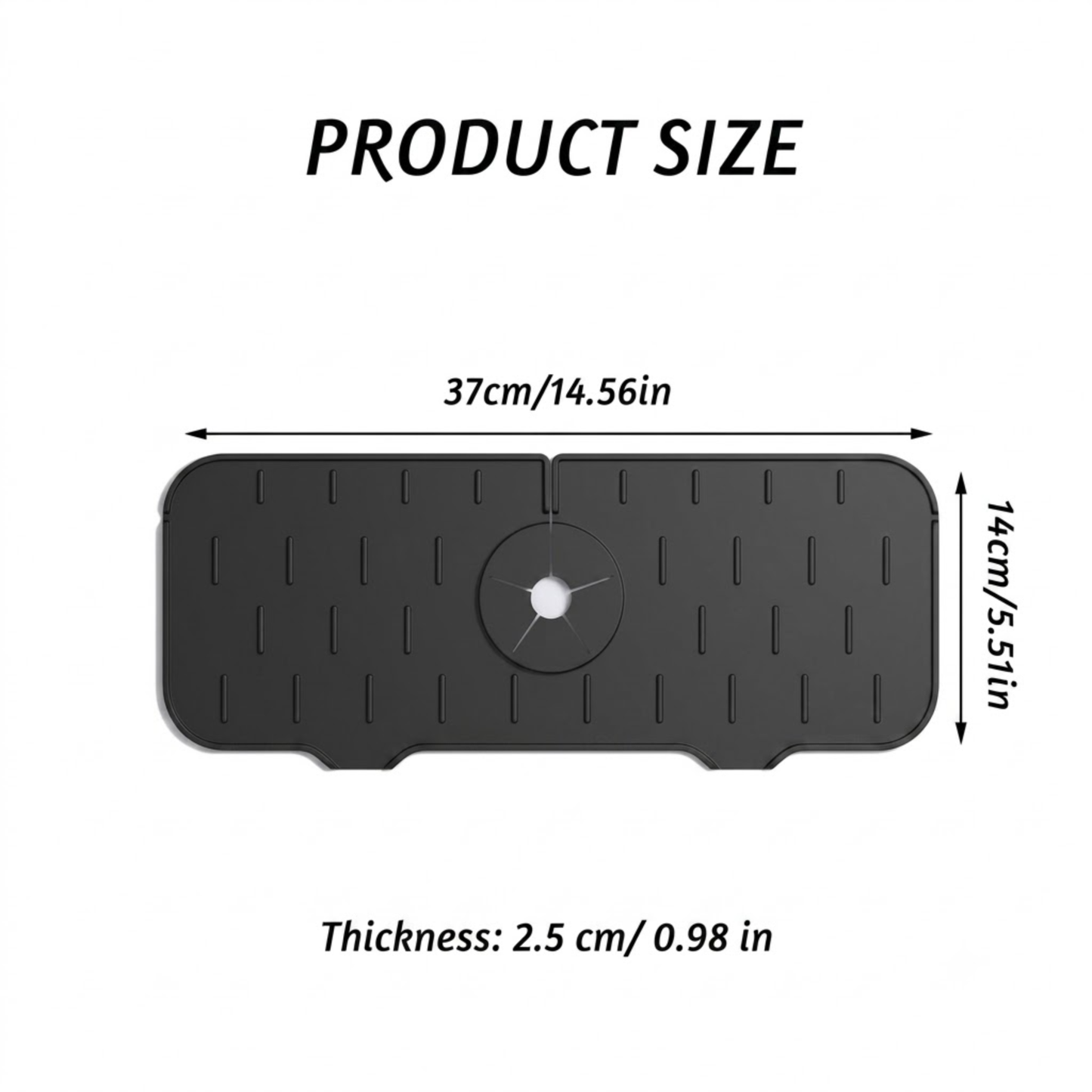 Faucet Absorbent Mat – Silicone Splash Guard