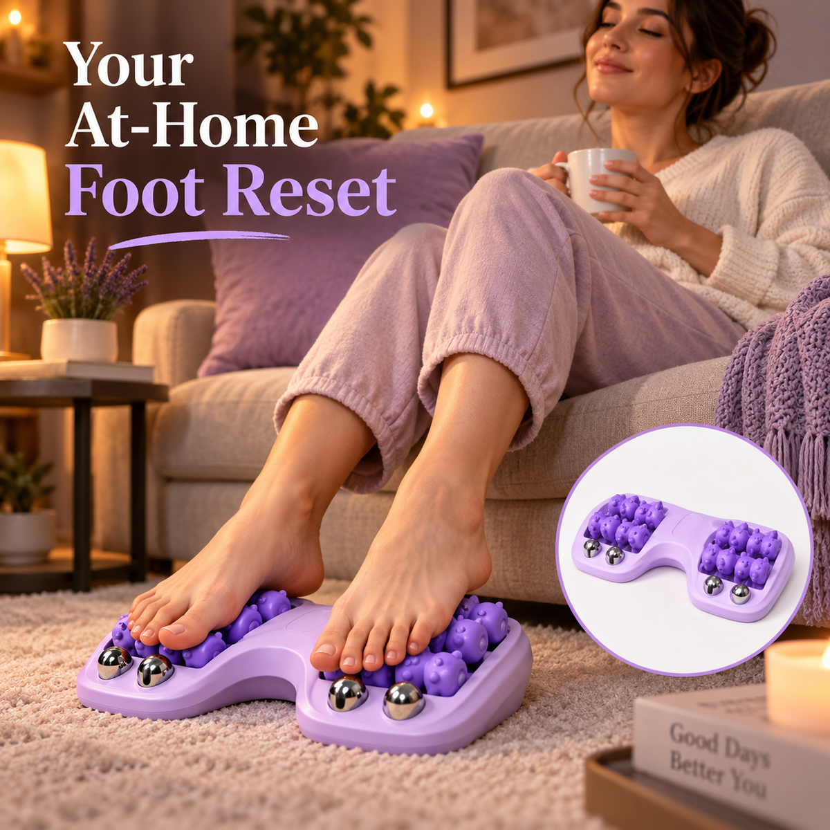 Portable Foot Massage Roller – Trigger Point Tool