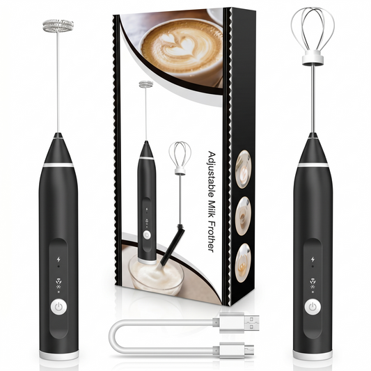 Electric Milk Frother – Handheld Foam Maker