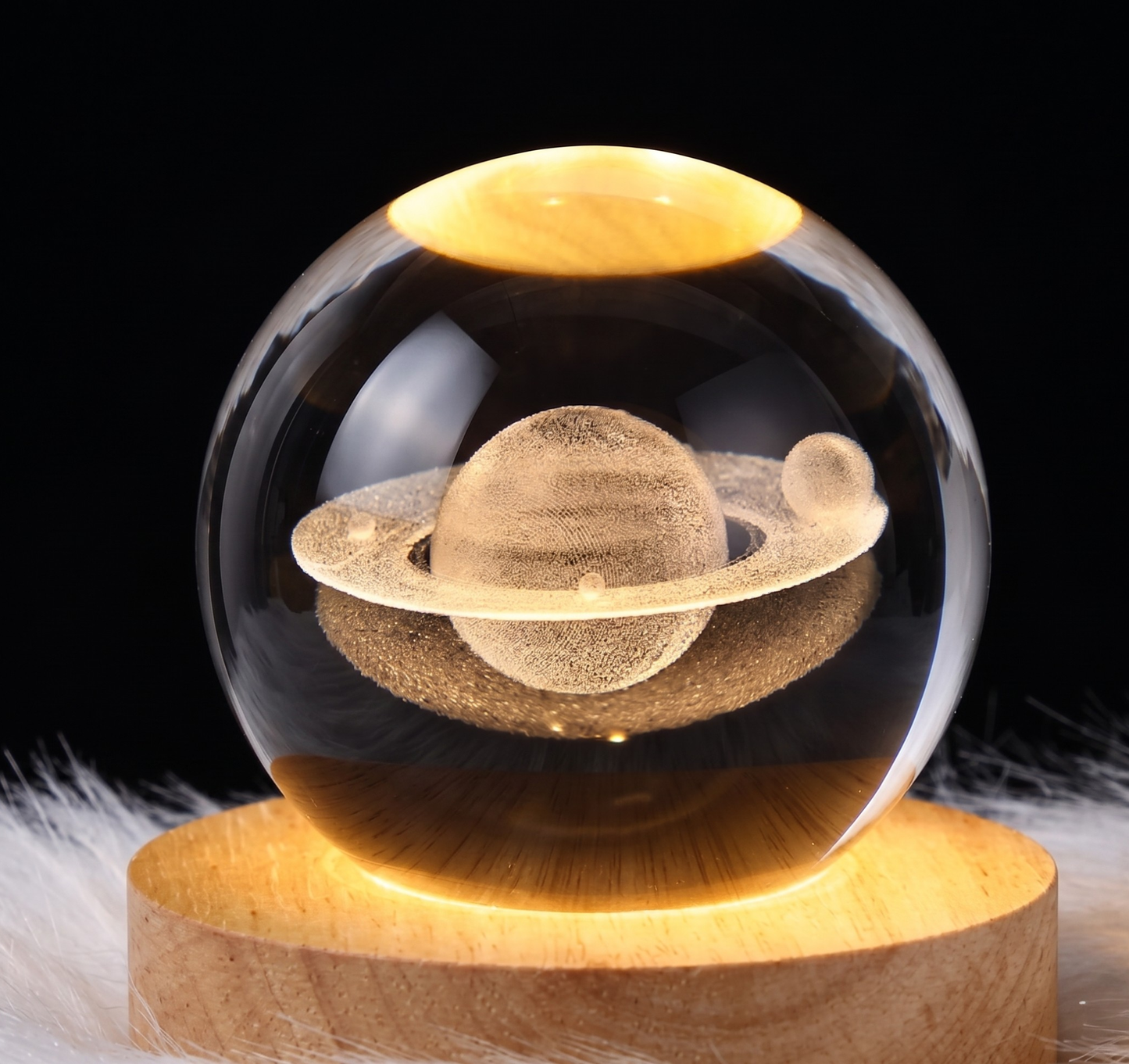 3D Crystal Ball Galaxy Lamp – 16 Color LED