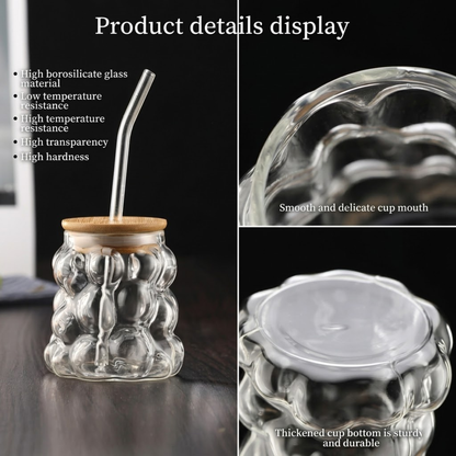 Heat Resistant Glass Coffee Mug – Breakfast Cup