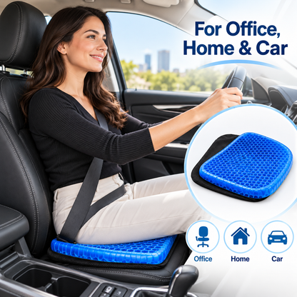 Gel Seat Cushion – Honeycomb Pressure Relief Pad