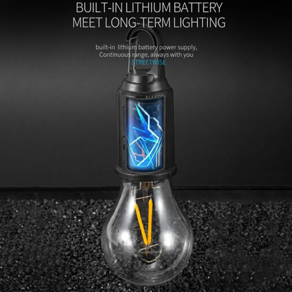 LED Camping Bulb Light – Rechargeable Hanging Lantern