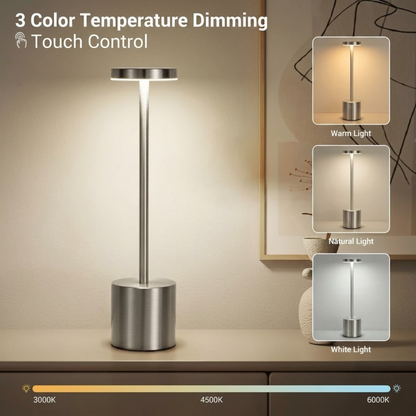 Luxury Metal Table Lamp – Touch Control LED