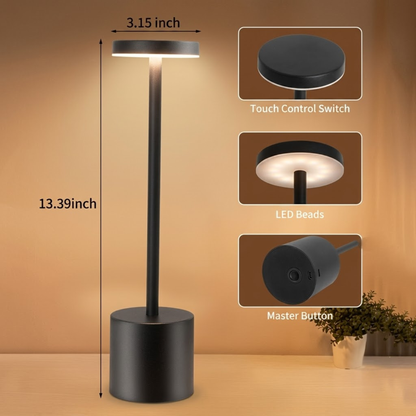 Luxury Metal Table Lamp – Touch Control LED
