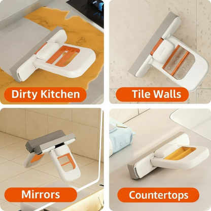Mini Foldable Desktop Mop – Self-Squeeze Sponge Mop