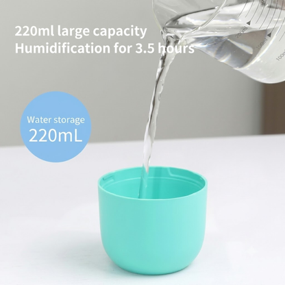 Mini USB Humidifier & Aroma Diffuser – LED Light