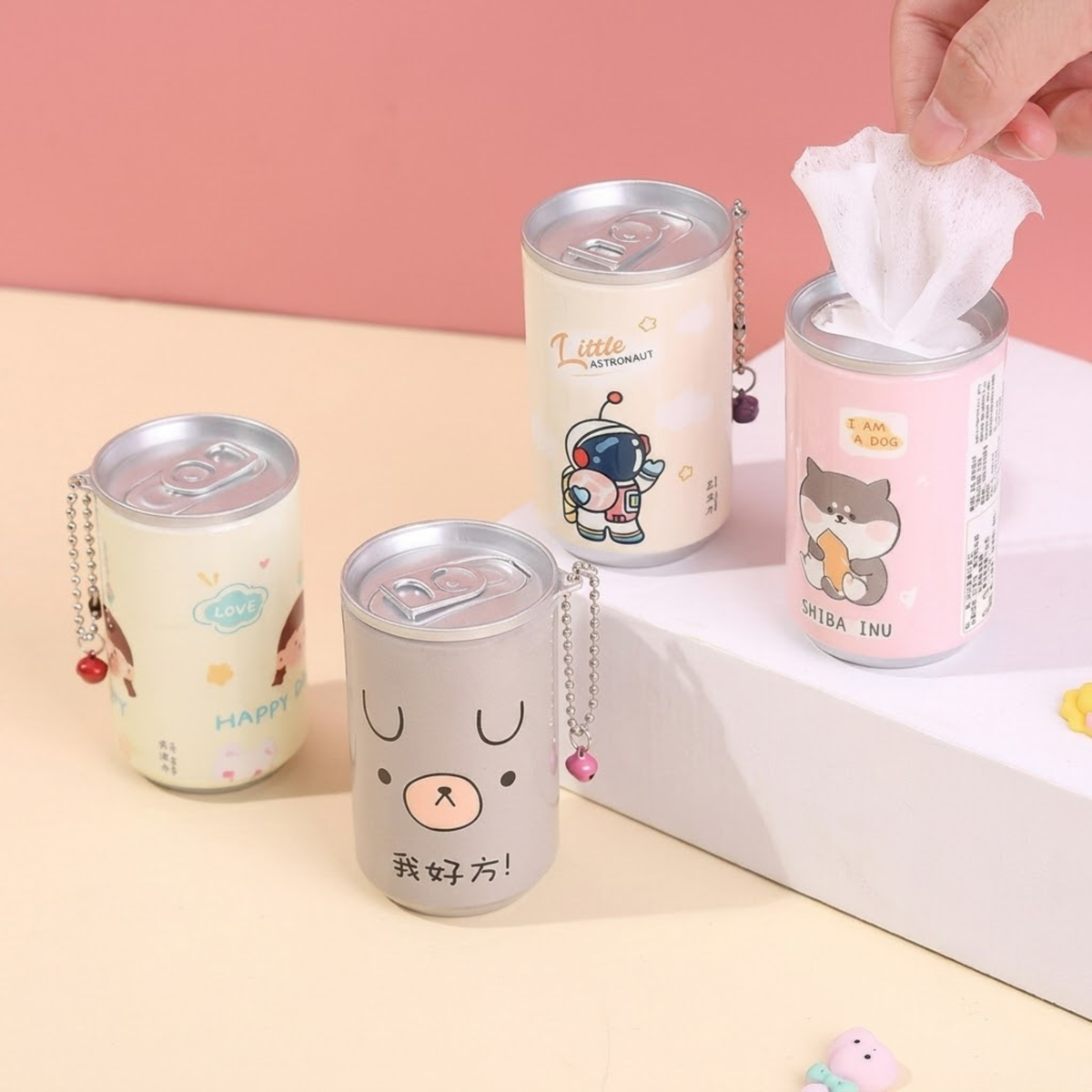 Mini Wet Wipes Tissue Can – Portable, 30 Pcs