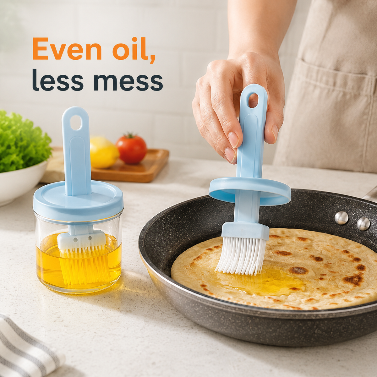 Silicone Oil Brush Jar – BBQ Basting Bottle