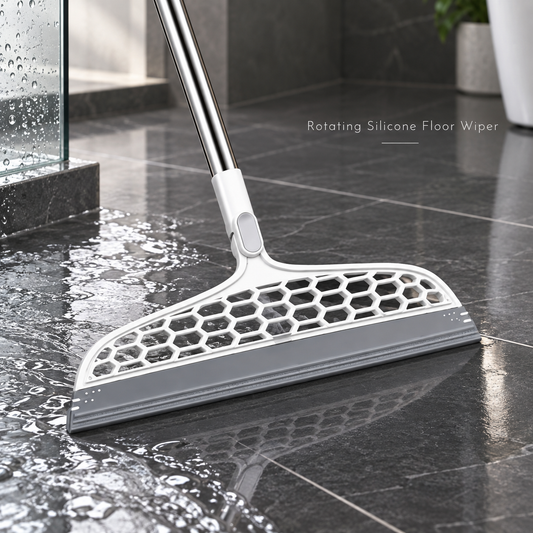 Rotating Silicone Magic Broom – Pet Hair & Floor