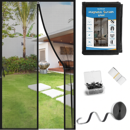 Magic Mesh Magnetic Door Screen – Auto-Close