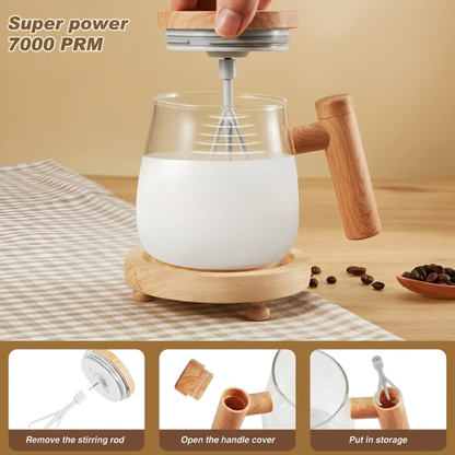 Self Stirring Electric Mixing Cup – 400ml Rechargeable