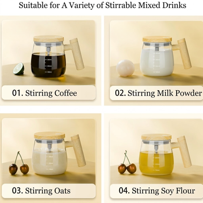 Self Stirring Electric Mixing Cup – 400ml Rechargeable