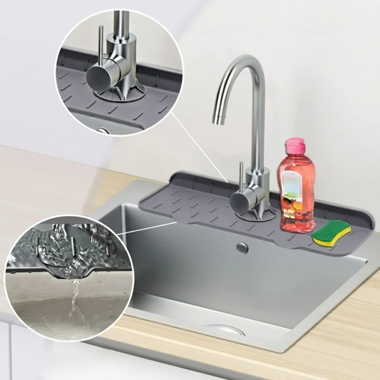 Faucet Absorbent Mat – Silicone Splash Guard
