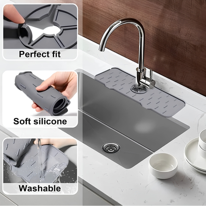 Faucet Absorbent Mat – Silicone Splash Guard