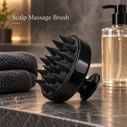 Silicone Scalp Massager – Shampoo Brush, All Hair