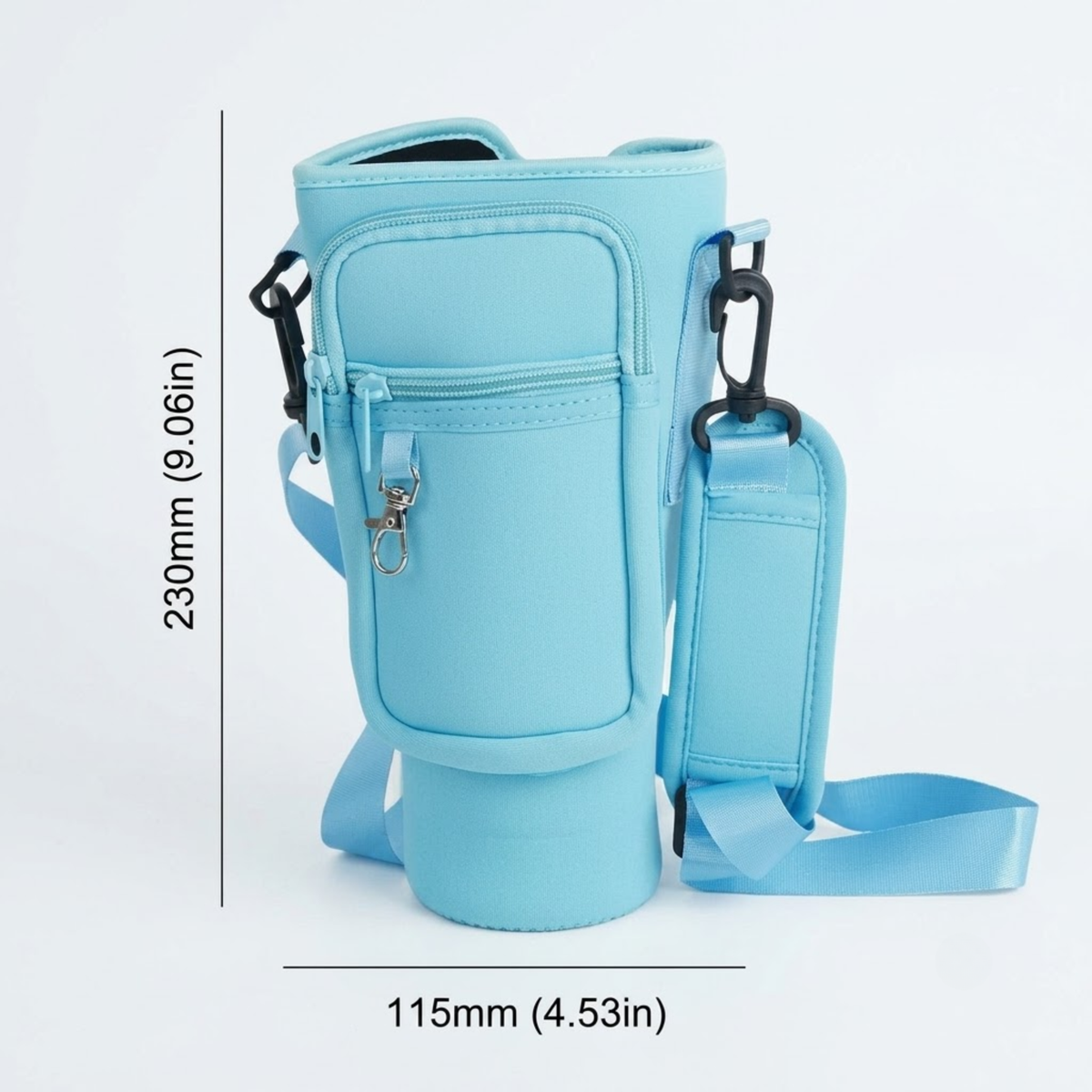 Tumbler Carrier Bag – With Phone Pocket, Strap