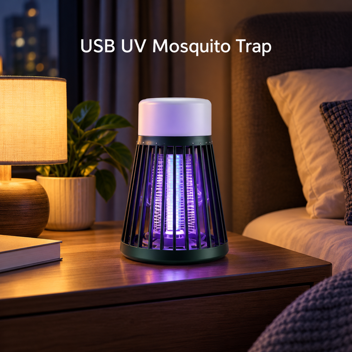 USB Mosquito Killer Lamp – Photocatalytic UV Trap