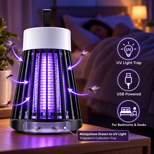 USB Mosquito Killer Lamp – Photocatalytic UV Trap