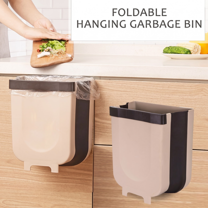 Wall Mounted Foldable Trash Bin – No-Drill