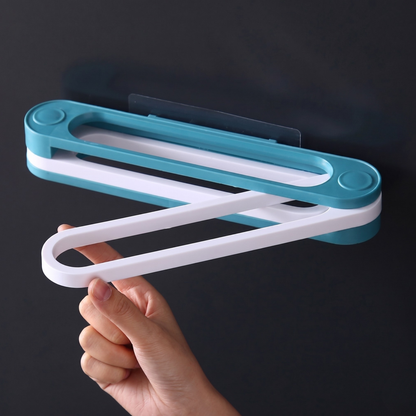 Wall Mounted Slipper & Towel Organizer