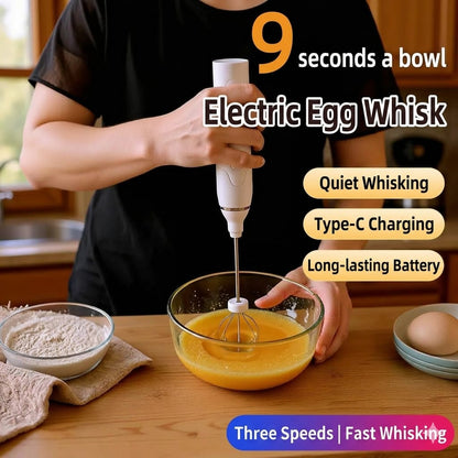 Electric Milk Frother – Handheld Foam Maker