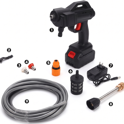 High Pressure Car Wash Gun with Adjustable Nozzle