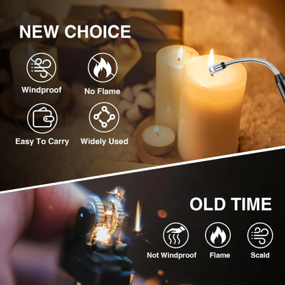 Electric Lighter – USB Rechargeable, Windproof